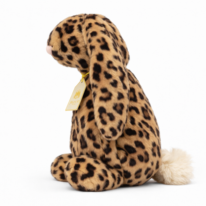 Jellycat Cobblehop Bunny — Leopard Edition