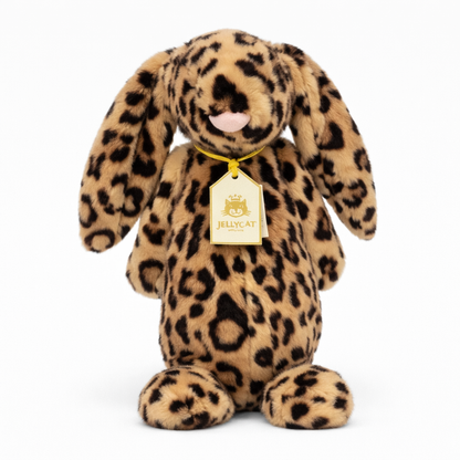 Jellycat Cobblehop Bunny — Leopard Edition